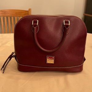 Dooney & Bourke Pebble Grain Zip Zip Satchel